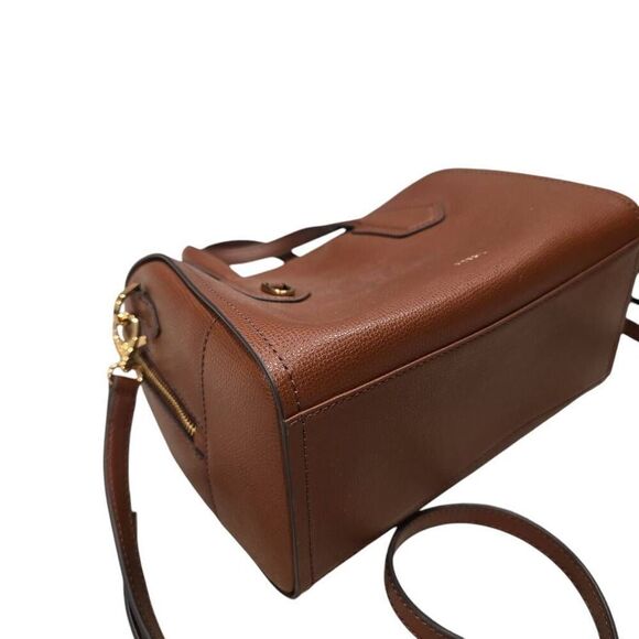 Fossil Wren Satchel Women's Medium Brown Leather Adjustable Strap Shoulder Bag - Picture 3 of 9